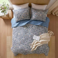 510 Design Valerie Boho Floral Reversible Quilt Set