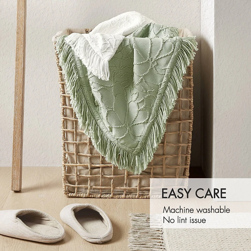 Madison Park Esme Floral Tufting Chenille 3-pc. Easy Care Bedspread Set