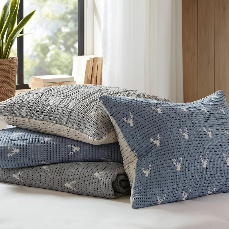 Woolrich Keystone 3-pc. Reversible Quilt Set