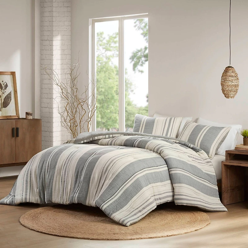 Woolrich Mesa Ultra-Soft Cotton Gauze Waffle Weave Comforter Set