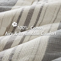 Woolrich Mesa Ultra-Soft Cotton Gauze Waffle Weave Comforter Set