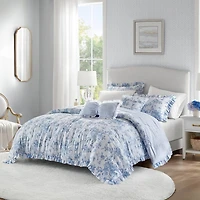 Madison Park Essentials Colette Reversible Comforter Set with Decorative Pillows