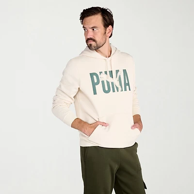 PUMA Mens Long Sleeve Fleece Active Hoodie