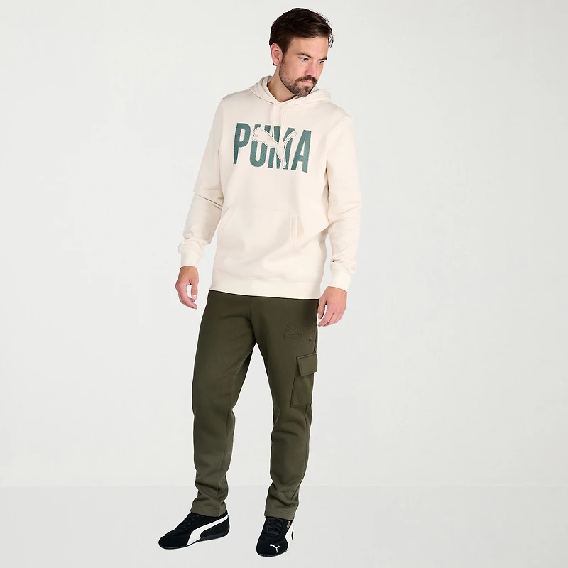 PUMA Mens Long Sleeve Fleece Active Hoodie