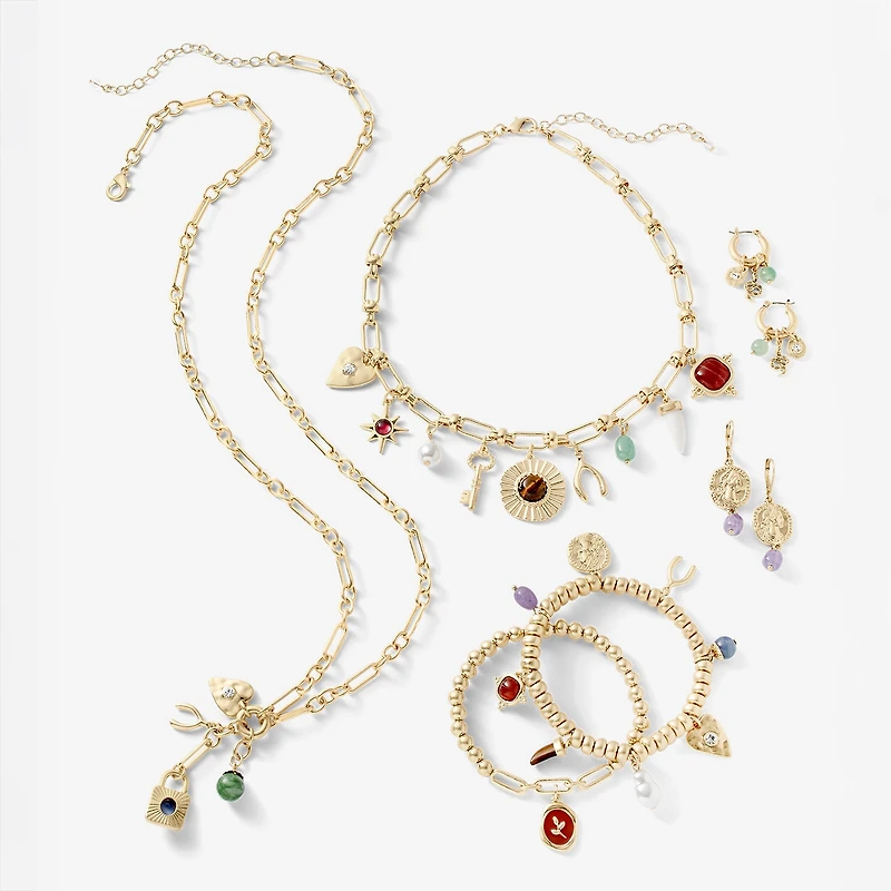 a.n.a Gold Tone Womens 2-pc. Bracelet Set