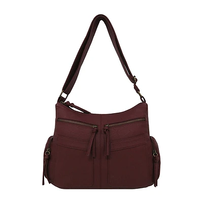 Bueno of California Top Zip Large Crossbody Bag