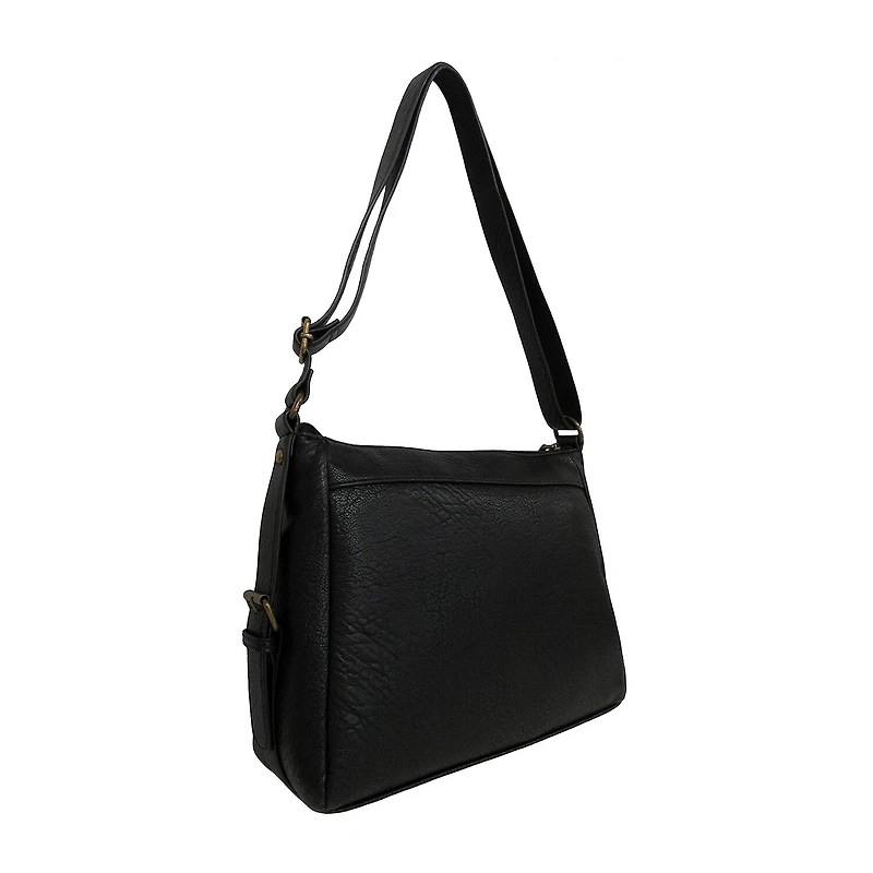 Bueno of California Glenhaven Buckle Front Crossbody Bag