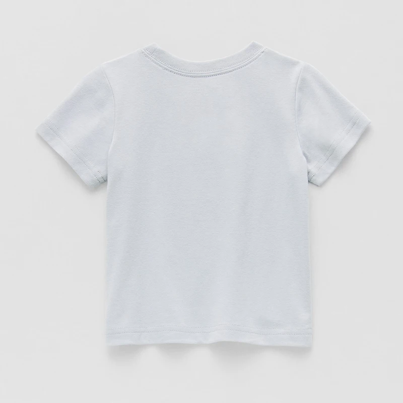 Okie Dokie Baby Boys Round Neck Short Sleeve Regular Fit Graphic T-Shirt