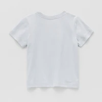 Okie Dokie Baby Boys Round Neck Short Sleeve Regular Fit Graphic T-Shirt