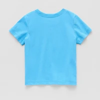 Okie Dokie Baby Boys Round Neck Short Sleeve Regular Fit Graphic T-Shirt