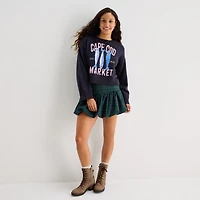 Arizona Bubble Womens Juniors Mid Rise A-Line Skirt