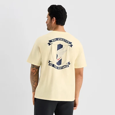 Nike Mens Crew Neck Short Sleeve Regular Fit Graphic T-Shirt