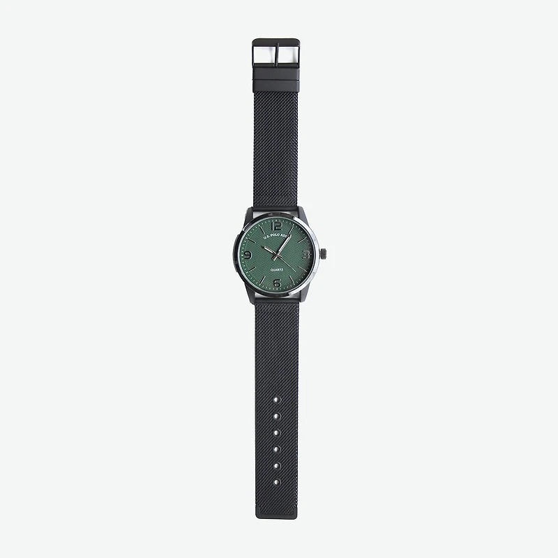 U.S. Polo Assn. Mens Black Bracelet Watch Usc80945jc