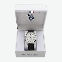 U.S. Polo Assn. Mens Black Watch Boxed Set Usc50648jc