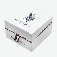 U.S. Polo Assn. Mens Silver Tone Strap Watch Usc20249jc