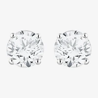 ( G / Si2 ) 2 CT. T.W. Lab-Grown Diamond 10K Gold 6.3mm Round Stud Earrings