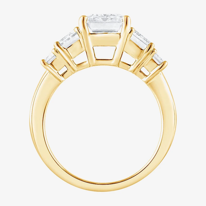 Signature By Modern Bride (F / Vs2) Womens 5 1/7 Ct. T.W. Lab Grown White Diamond 14K Gold 5-Stone Engagement Ring