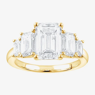 Signature By Modern Bride (F / Vs2) Womens 5 1/7 Ct. T.W. Lab Grown White Diamond 14K Gold 5-Stone Engagement Ring