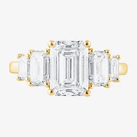 Signature By Modern Bride (F / Vs2) Womens 5 1/7 Ct. T.W. Lab Grown White Diamond 14K Gold 5-Stone Engagement Ring