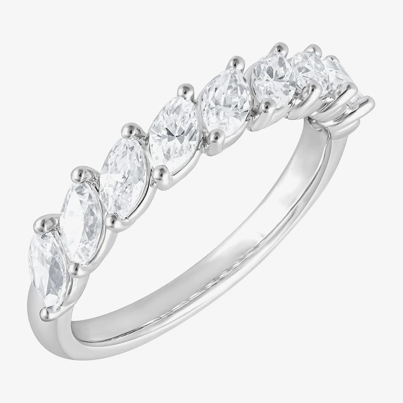 (F / Vs2) Womens 1 CT. T.W. Lab Grown White Diamond 10K Gold Band