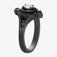 Enchanted Disney Fine Jewelry (F,Si1), Maleficent Womens 1/4 CT. T.W. Lab Grown White Diamond Sterling Silver Cocktail Ring