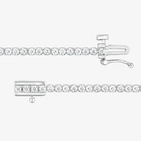 (Si2, F) Womens 2 CT. T.W. Lab Grown White Diamond Sterling Silver 7 Inch Tennis Bracelet