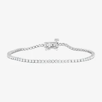 (Si2, F) Womens 2 CT. T.W. Lab Grown White Diamond Sterling Silver 7 Inch Tennis Bracelet