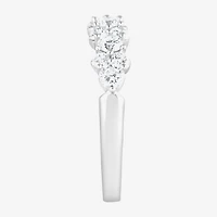 (F, Si2) Womens 1 CT. T.W. Lab Grown White Diamond Sterling Silver Cocktail Ring