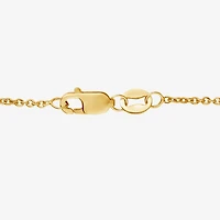 (F/Vs2) Womens 1/10 CT. T.W. Lab Grown White Diamond 14K Gold Over Silver Butterfly 18 Inch Pendant Necklace