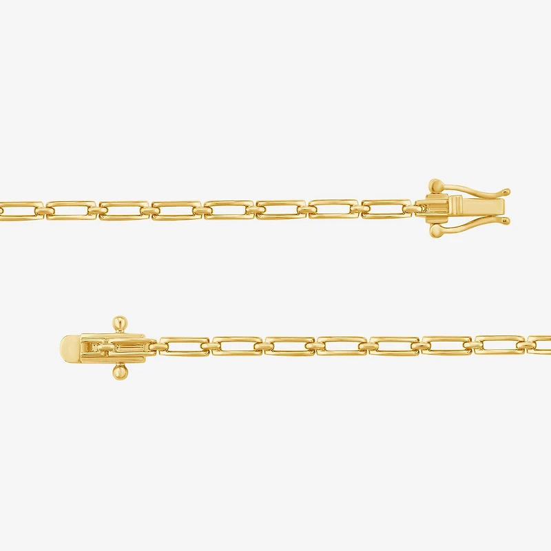 (F, Vs2) Womens 1/2 CT. T.W. Lab Grown White Diamond 14K Gold Over Silver 7 Inch Tennis Bracelet