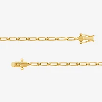 (F, Vs2) Womens 1/2 CT. T.W. Lab Grown White Diamond 14K Gold Over Silver 7 Inch Tennis Bracelet