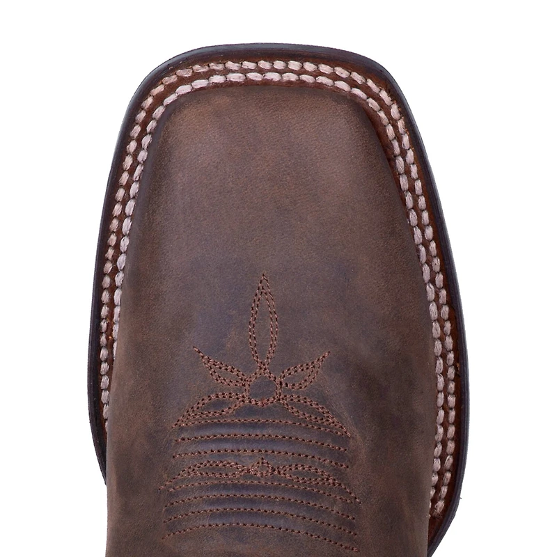 Dan Post Womens Stacked Heel Cowboy Boots Wide Width