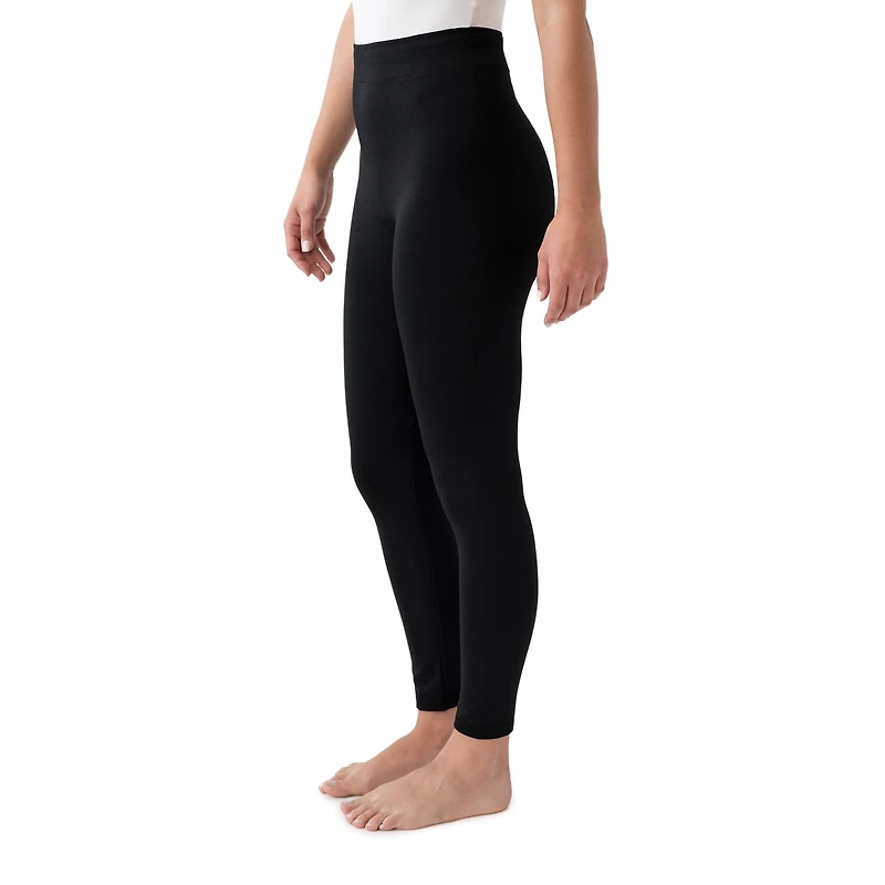 Muk Luks Fleece Lined Womens Comfort Waistband Full Length Leggings