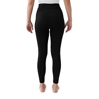 Muk Luks Fleece Lined Womens Comfort Waistband Full Length Leggings