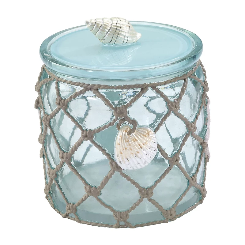 Avanti Seaglass Hand Painted Bathroom Canister