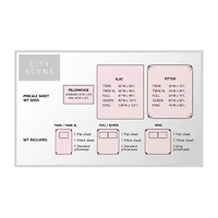 City Scene Cotton Percale 200TC Easy Care Sheet Set