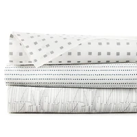 City Scene Cotton Percale 200TC Easy Care Sheet Set