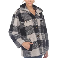 White Mark Womens Lightweight Shirt Jacket