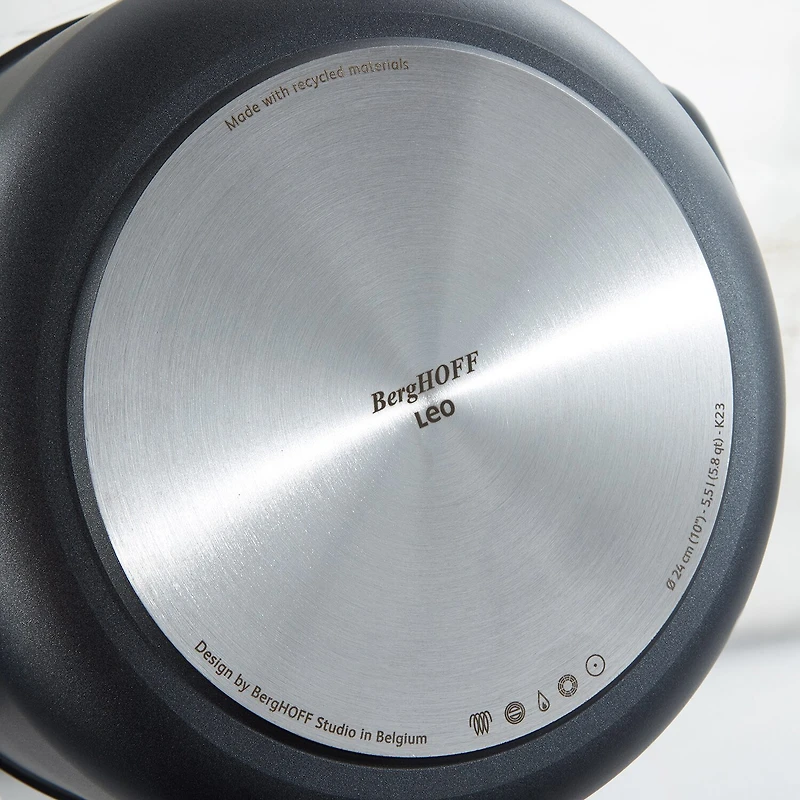 BergHOFF Leo Phantom Ceramic -qt. Non-Stick Stockpot