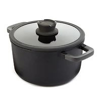 BergHOFF Leo Stone+ Cramic -qt. Non-Stick Stockpot with Lid