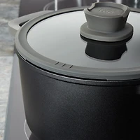 BergHOFF Leo Stone+ Cramic -qt. Non-Stick Stockpot with Lid