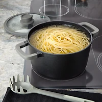 BergHOFF Leo Stone+ Cramic -qt. Non-Stick Stockpot with Lid