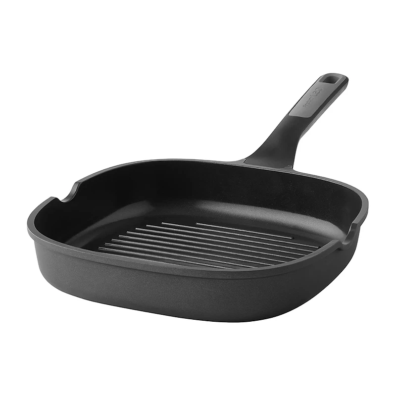 BergHOFF Leo Stone+ Ceramic Non-Stick 10.25" Grill Pan