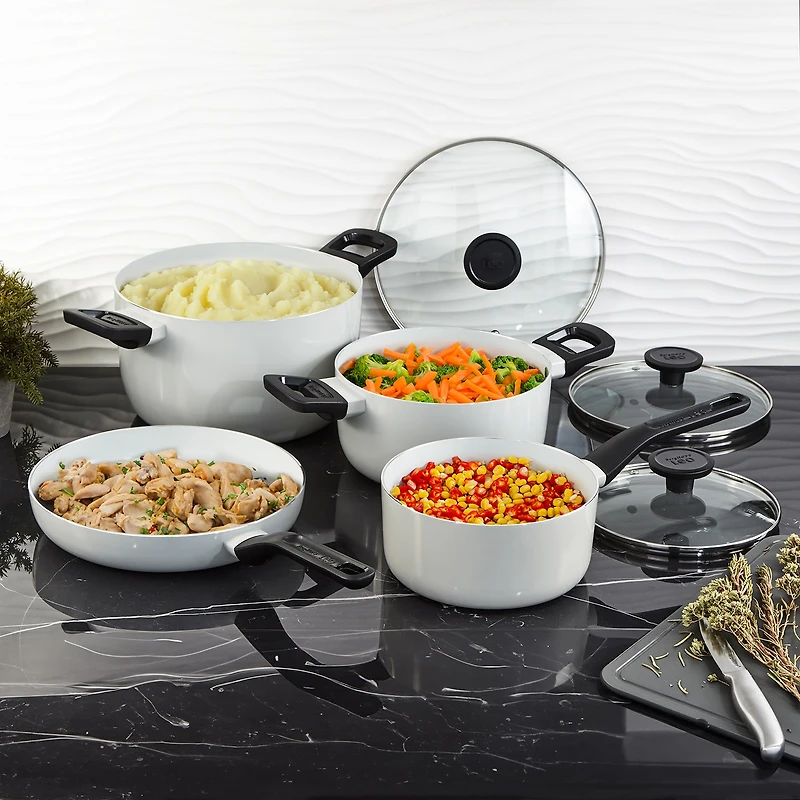 BergHOFF Leo Glints Ceramic Non-Stick 7-pc. Cookware Set