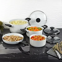 BergHOFF Leo Glints Ceramic Non-Stick 7-pc. Cookware Set