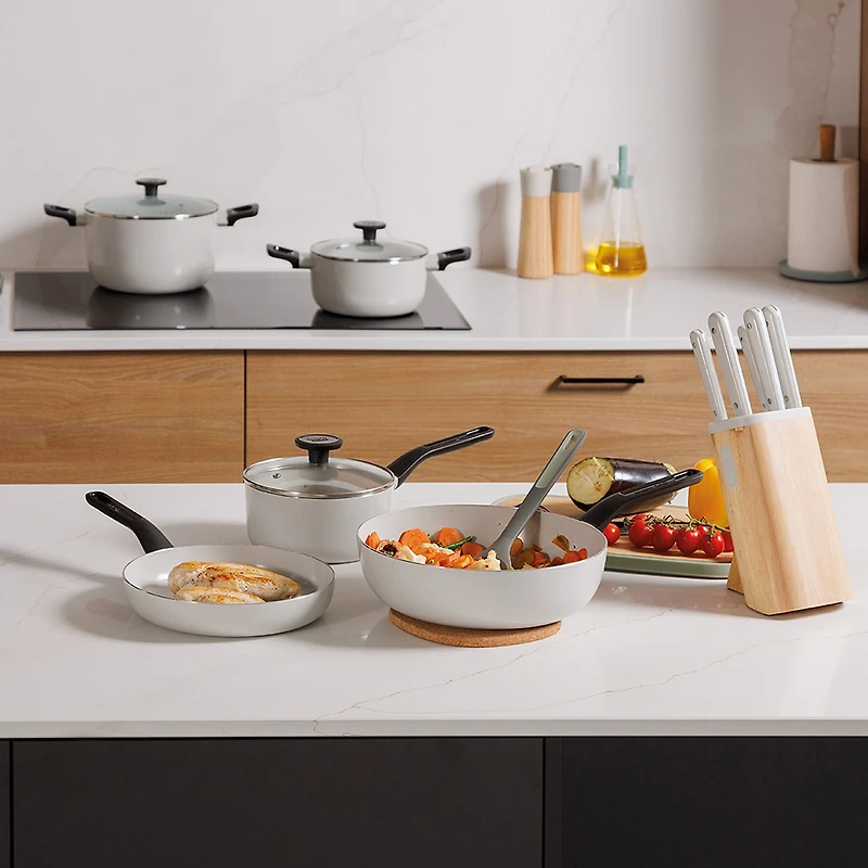 BergHOFF Leo Glints Ceramic Non-Stick 7-pc. Cookware Set