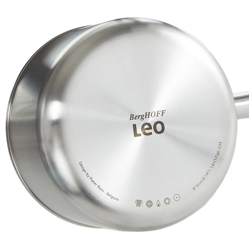 BergHOFF Leo Graphite Recycled 18/10 Stainless Steel 1.7-qt. Sauce Pan
