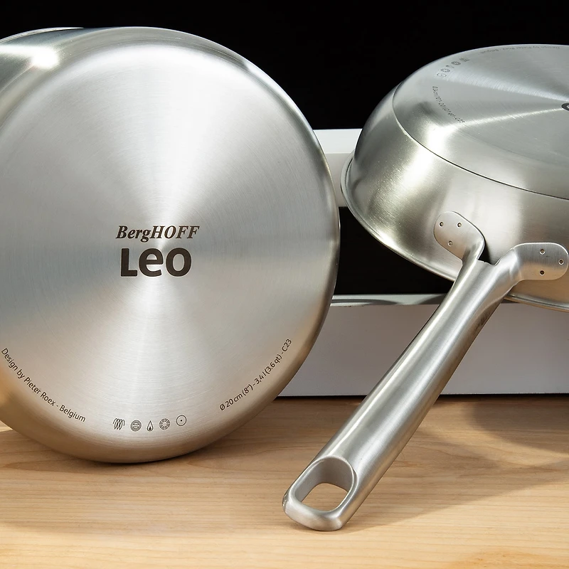 BergHOFF Leo Graphite Recycled 18/10 Stainless Steel 10" Frying Pan