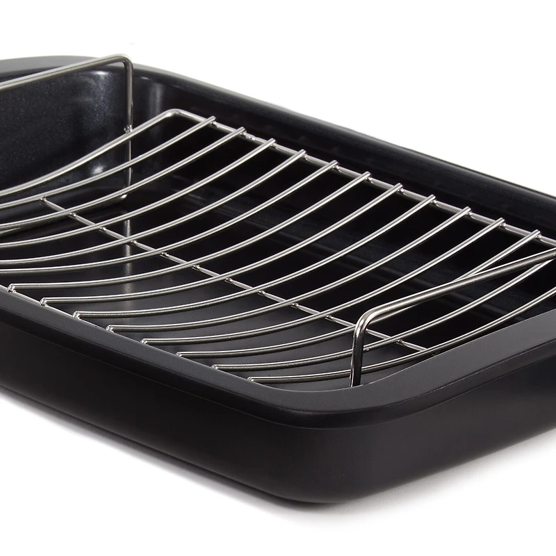 BergHOFF Leo Graphite Non-Stick 16.5X11" Roaster with Rack