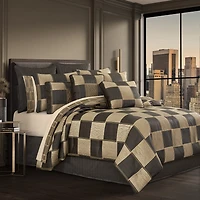 Queen Street Benton Bronze 4-pc. Midweight Comforter Set